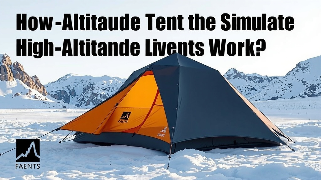 Understanding How Altitude Tents Simulate High-Altitude Living