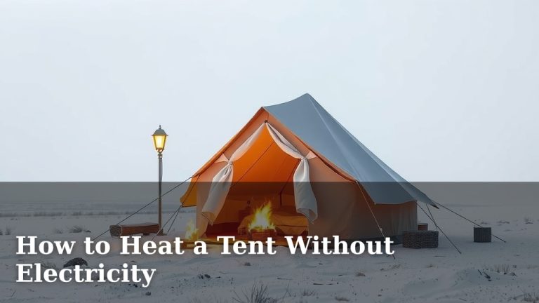 How to Heat a Tent Without Electricity