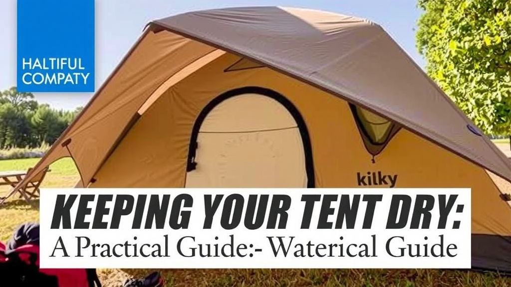 Keeping Your Tent Dry: A Practical Guide