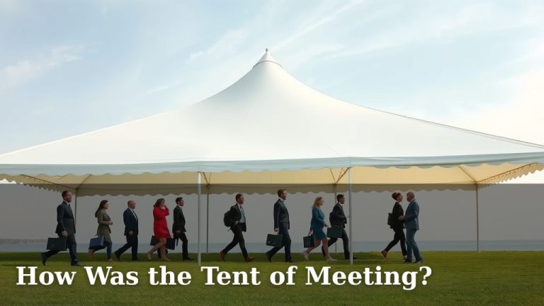How Was the Tent of Meeting?