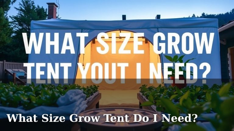 What Size Grow Tent Do I Need?