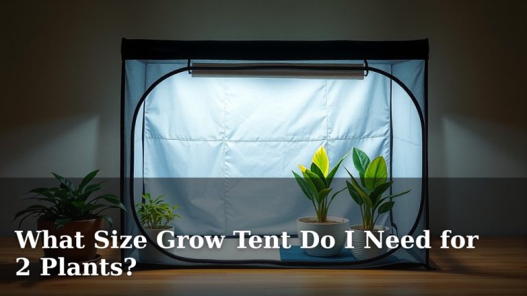 What Size Grow Tent Do I Need for 2 Plants?