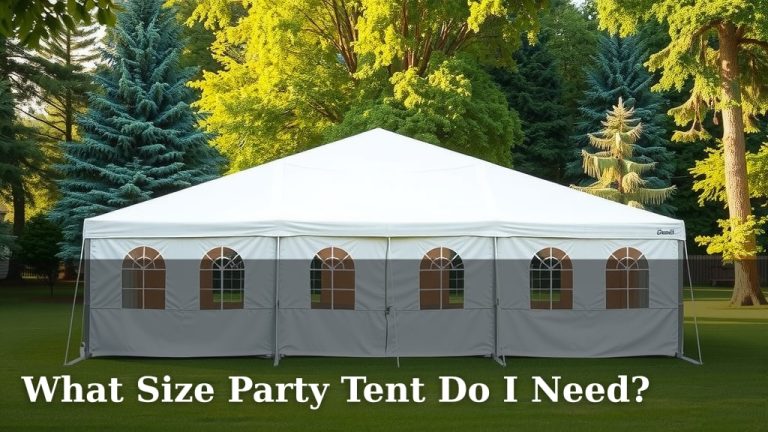 What Size Party Tent Do I Need?