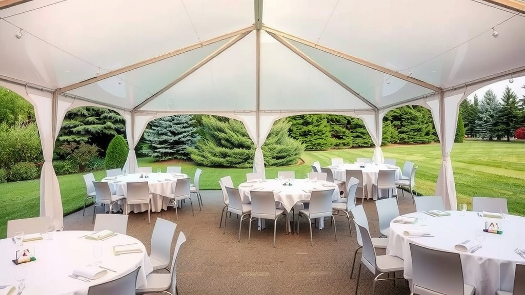 Figuring Out the Right Tent Size for Your Party of 100