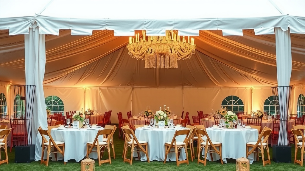 Choosing the Right Tent Size for 150 Guests