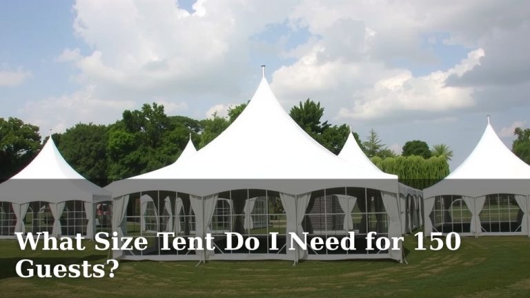 What Size Tent Do I Need for 150 Guests?