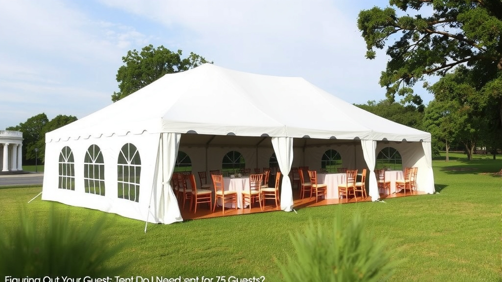 Figuring Out Your 75-Guest Tent Size Needs