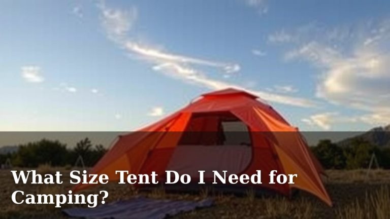 What Size Tent Do I Need for Camping?