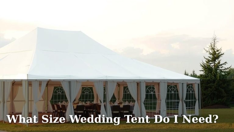 What Size Wedding Tent Do I Need?