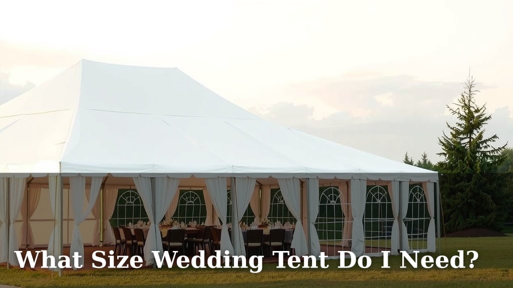 What Size Wedding Tent Do I Need?