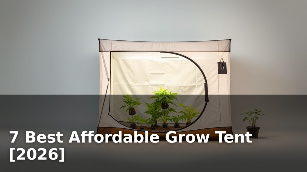 7 Best Affordable Grow Tent [2026]