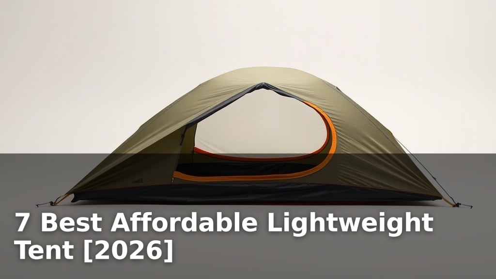 7 Best Affordable Lightweight Tent [2026]