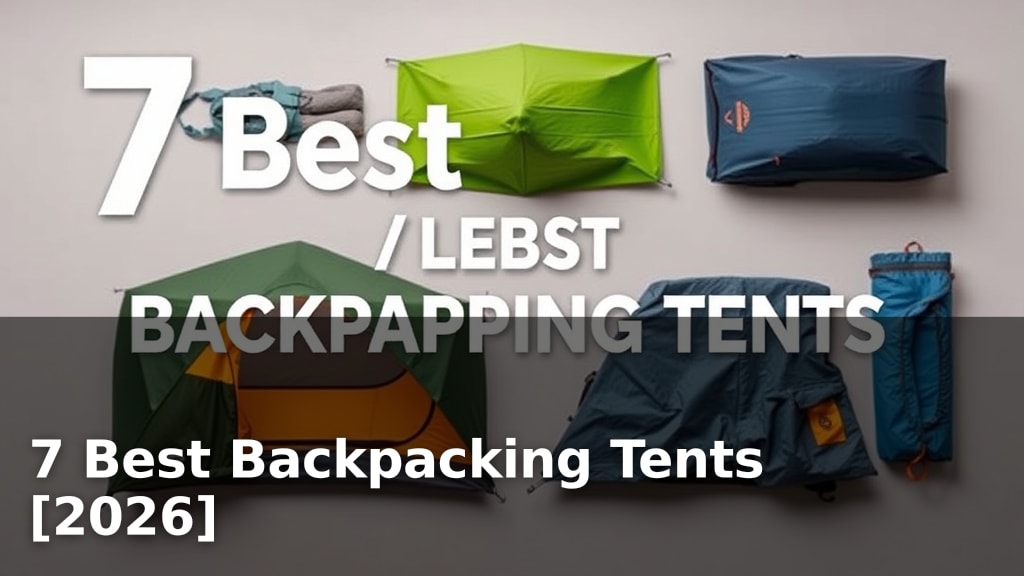 7 Best Backpacking Tents [2026]