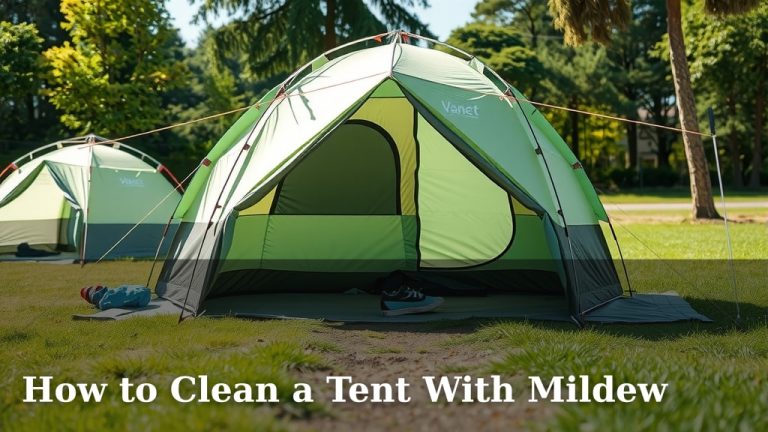 How to Clean a Tent With Mildew