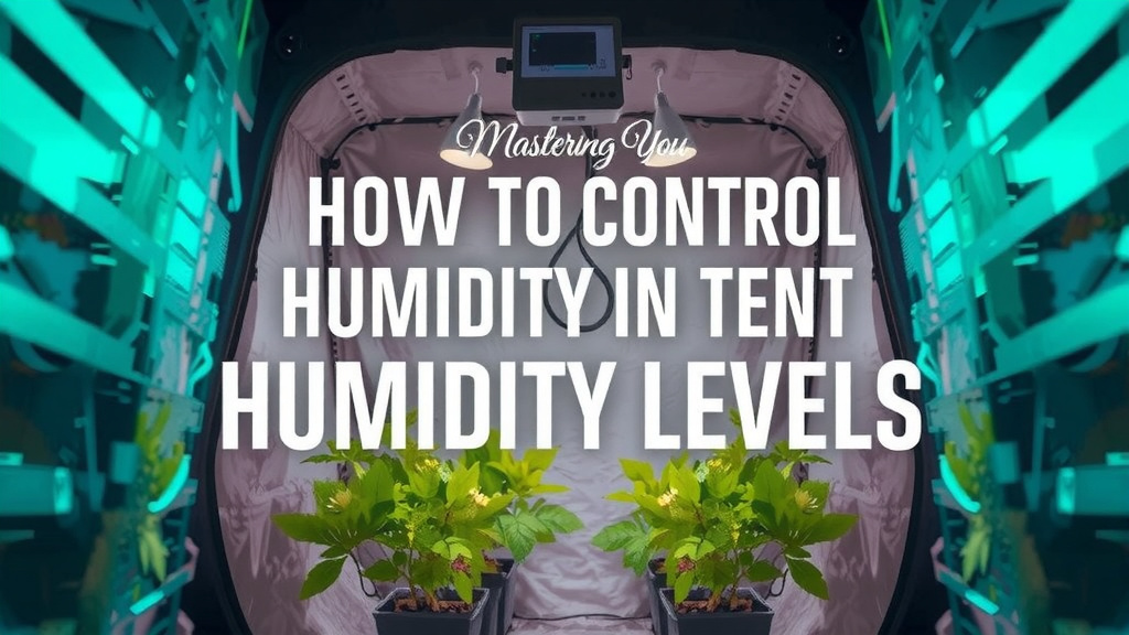 Mastering Your Grow Tent's Humidity Levels