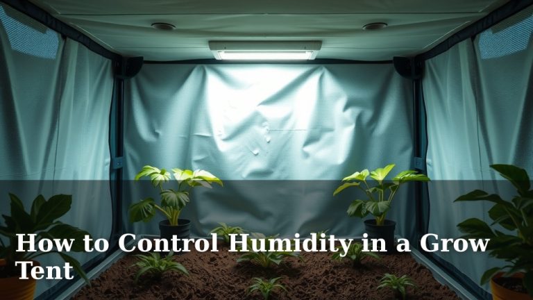 How to Control Humidity in a Grow Tent