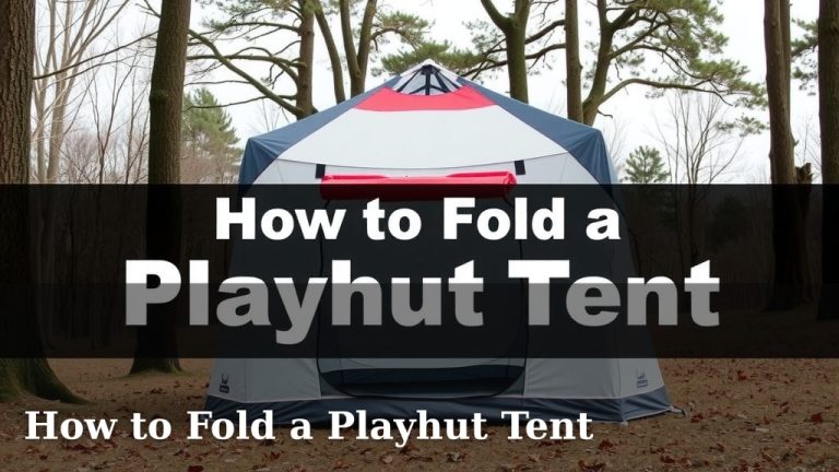 How to Fold a Playhut Tent