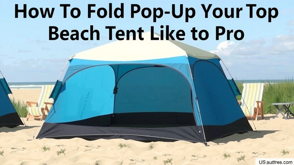Folding Your Pop-Up Beach Tent Like a Pro