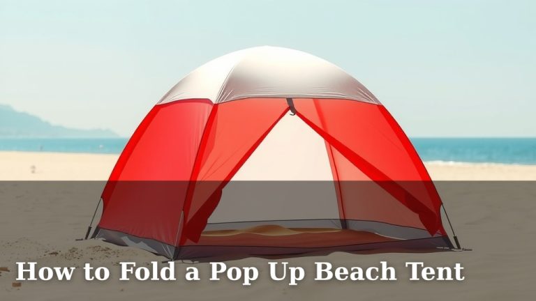 How to Fold a Pop Up Beach Tent