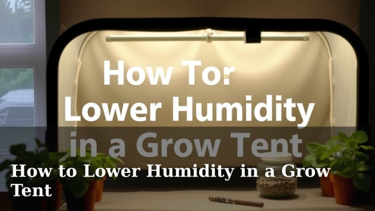 How to Lower Humidity in a Grow Tent