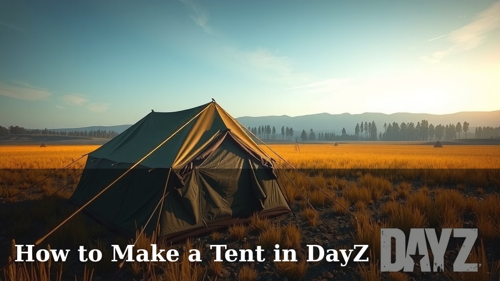 How to Make a Tent in DayZ