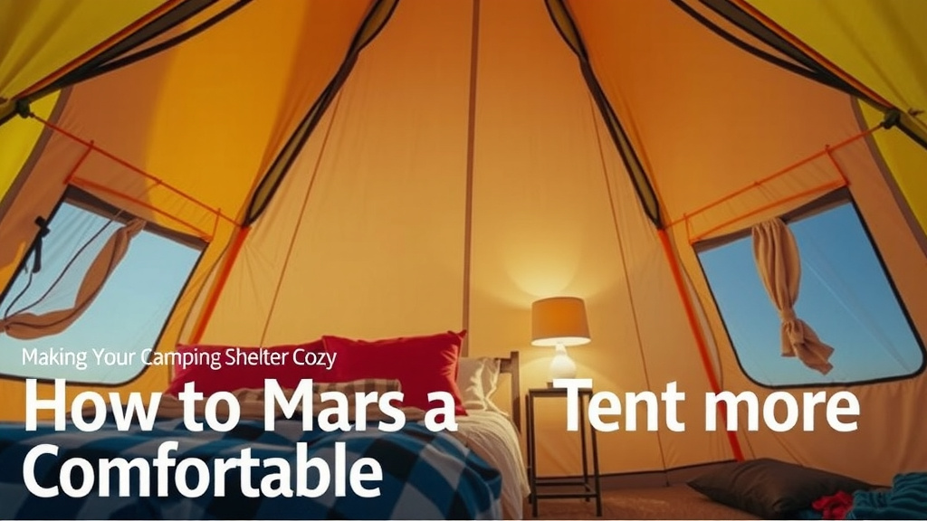 Making Your Camping Shelter Cozy