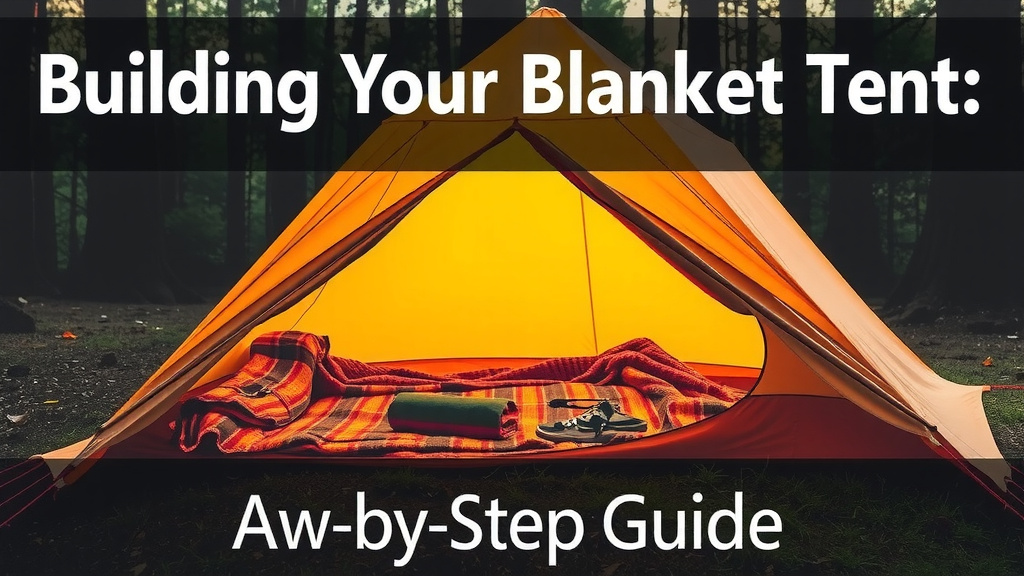 Building Your Blanket Tent: A Step-by-Step Guide