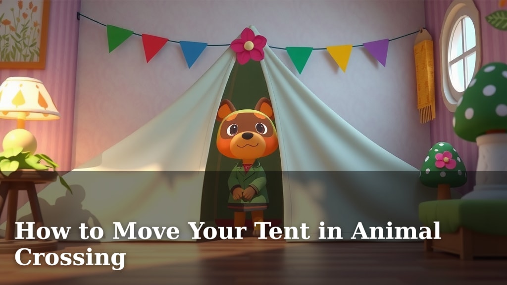 How to Move Your Tent in Animal Crossing