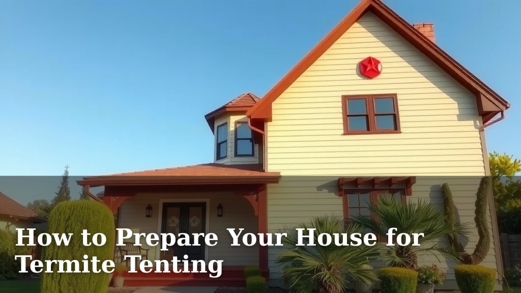 How to Prepare Your House for Termite Tenting
