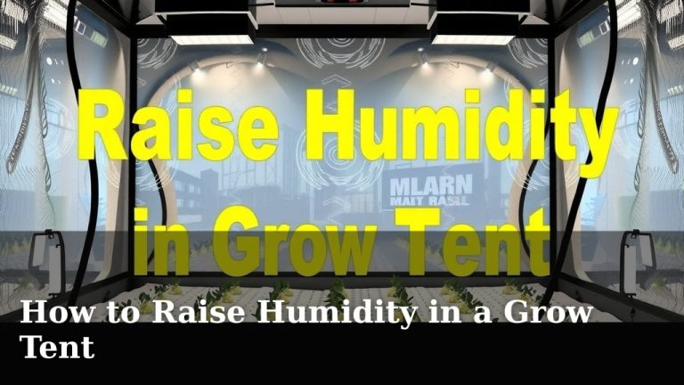 How to Raise Humidity in a Grow Tent