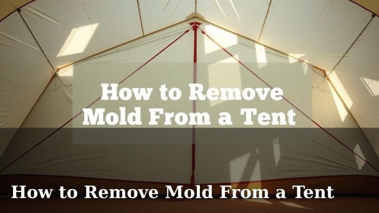 How to Remove Mold From a Tent