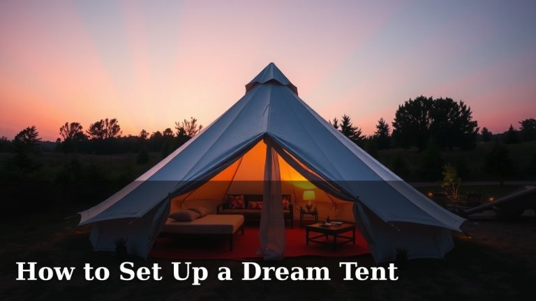 How to Set Up a Dream Tent