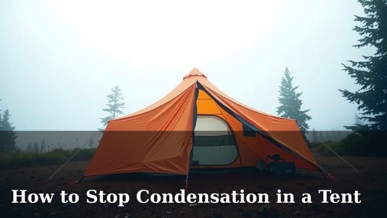 How to Stop Condensation in a Tent