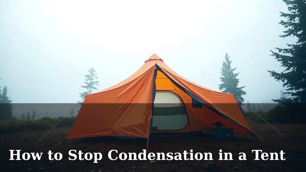 How to Stop Condensation in a Tent
