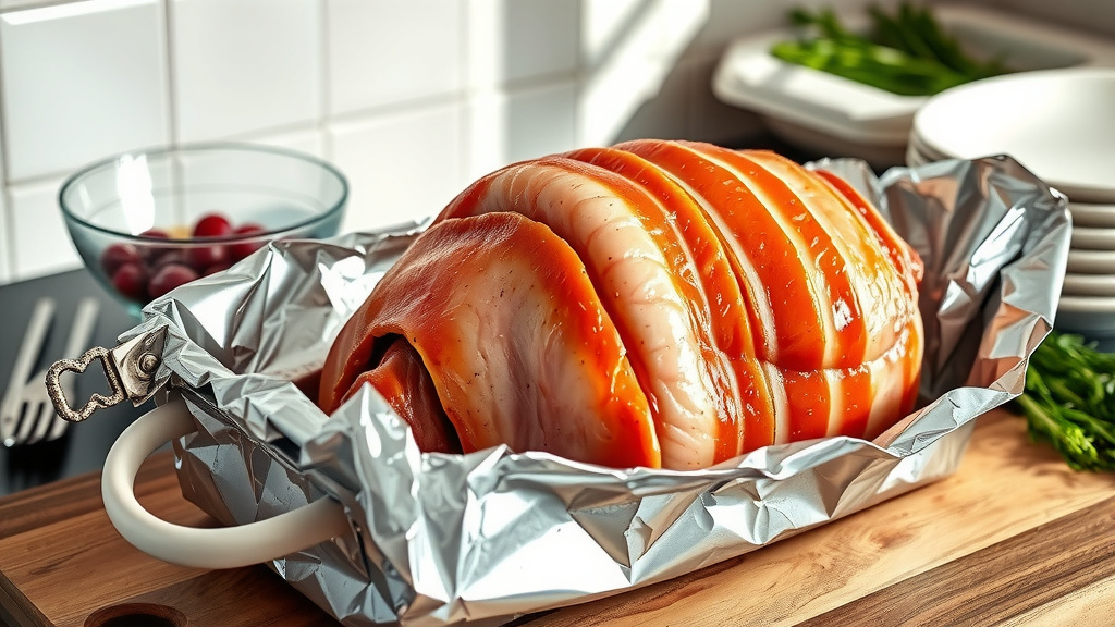 Keeping Your Ham Juicy: Foil Tent Techniques