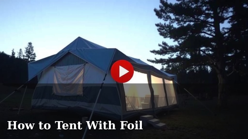 How to Tent With Foil