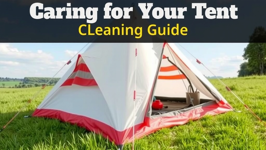 Caring for Your Tent: A Step-by-Step Cleaning Guide