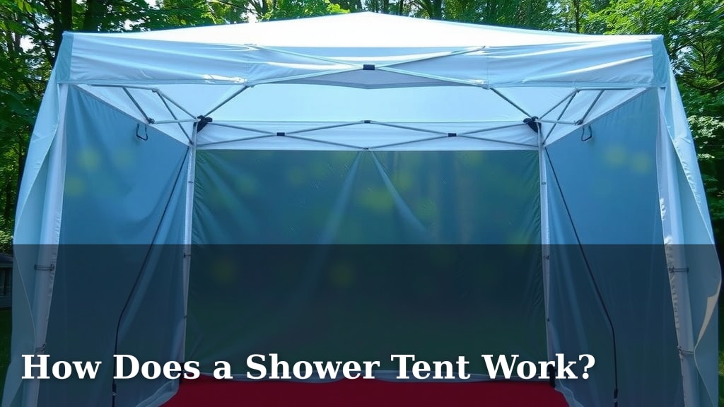 How Does a Shower Tent Work?