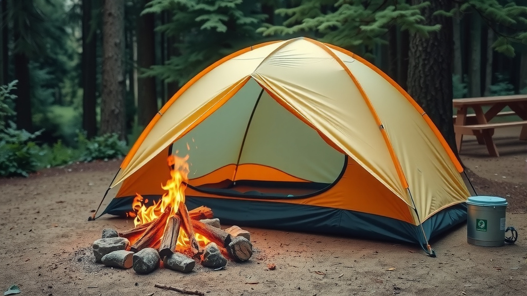 Setting Up Your Campsite Safely: Tent-to-Fire Distance