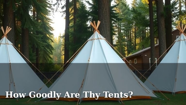 How Goodly Are Thy Tents?