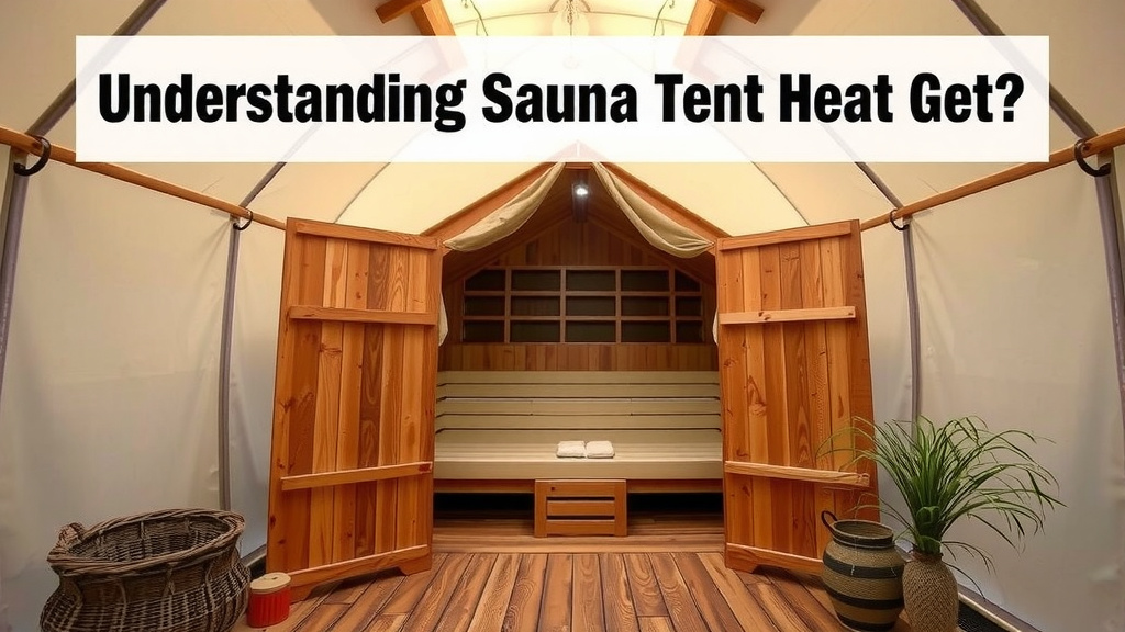 Understanding Sauna Tent Heat Levels