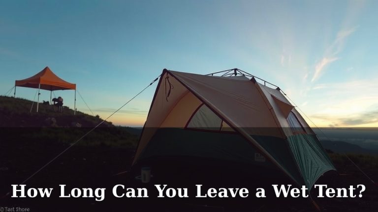 How Long Can You Leave a Wet Tent?