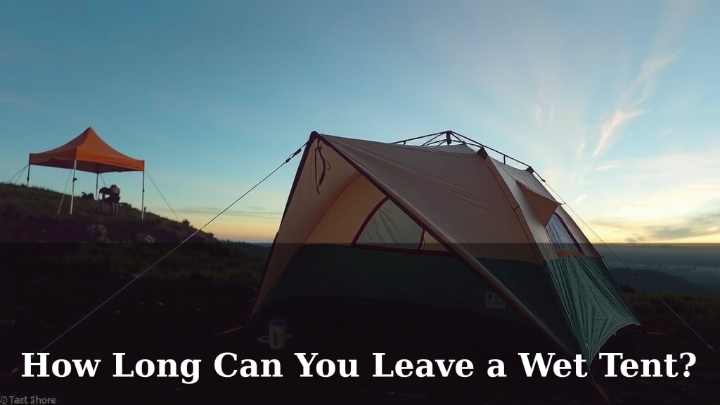 How Long Can You Leave a Wet Tent?