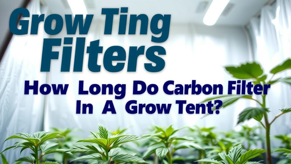 Understanding Your Grow Tent Carbon Filter Lifespan