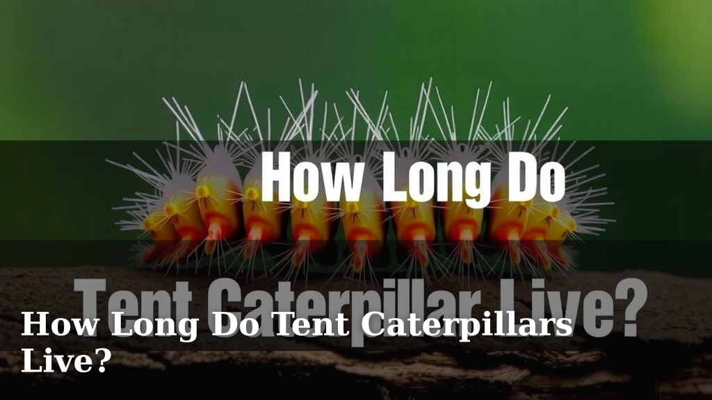 How Long Do Tent Caterpillars Live?