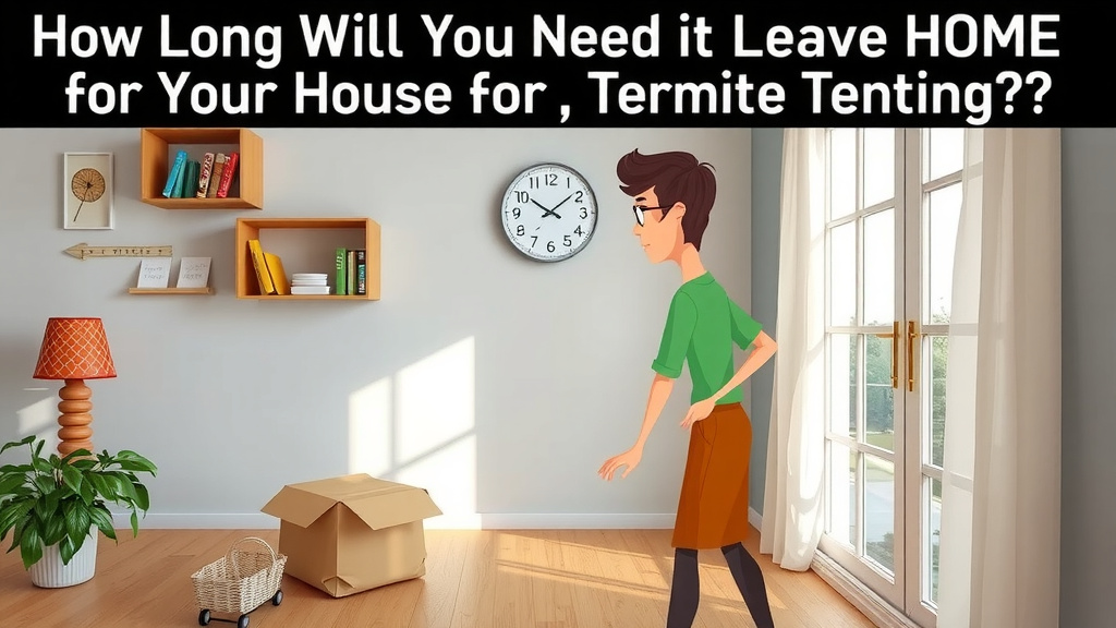 How Long Will You Be Out of Your Home for Termite Tenting?