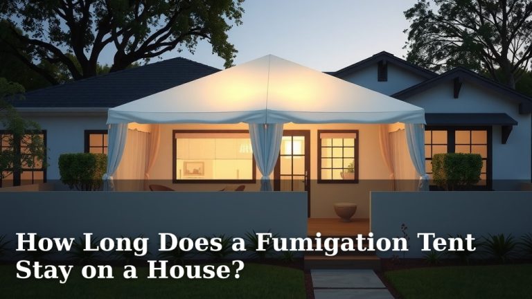 How Long Does a Fumigation Tent Stay on a House?