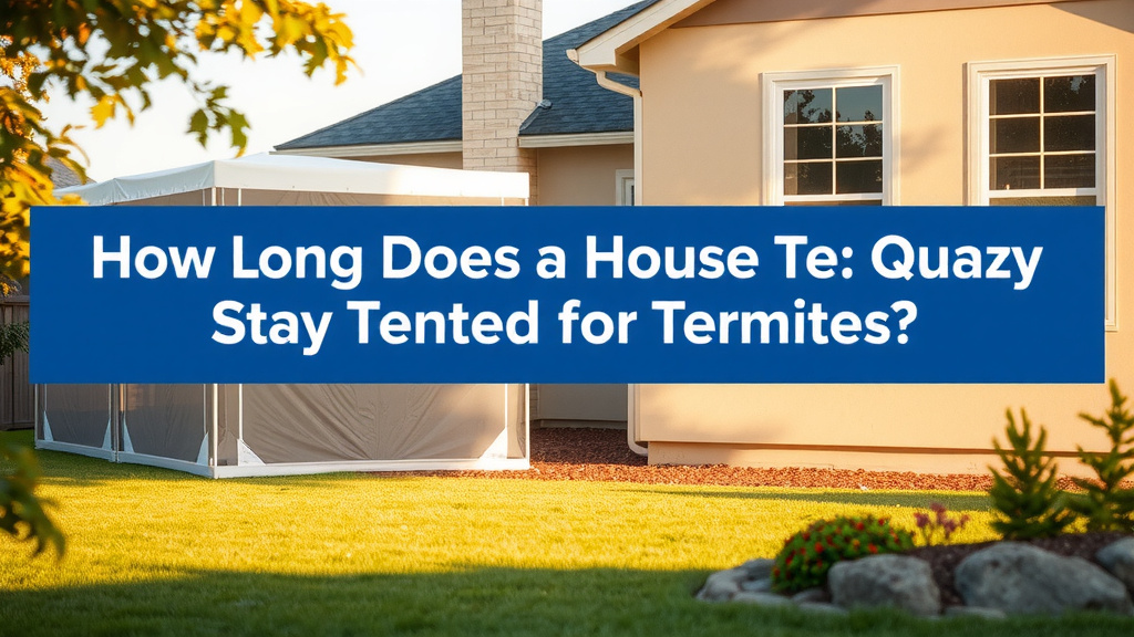 Understanding Your Termite Tenting Schedule: How Long Will It Take?