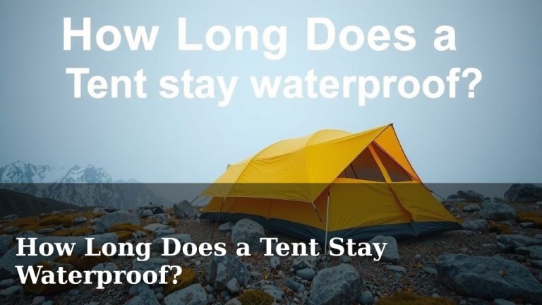 How Long Does a Tent Stay Waterproof?