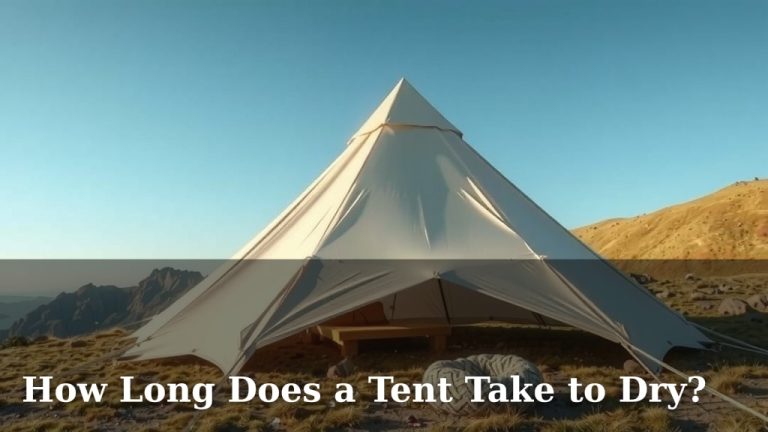 How Long Does a Tent Take to Dry?